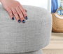 Atelier Del Sofa Endor 7454 Puf Gris Claro